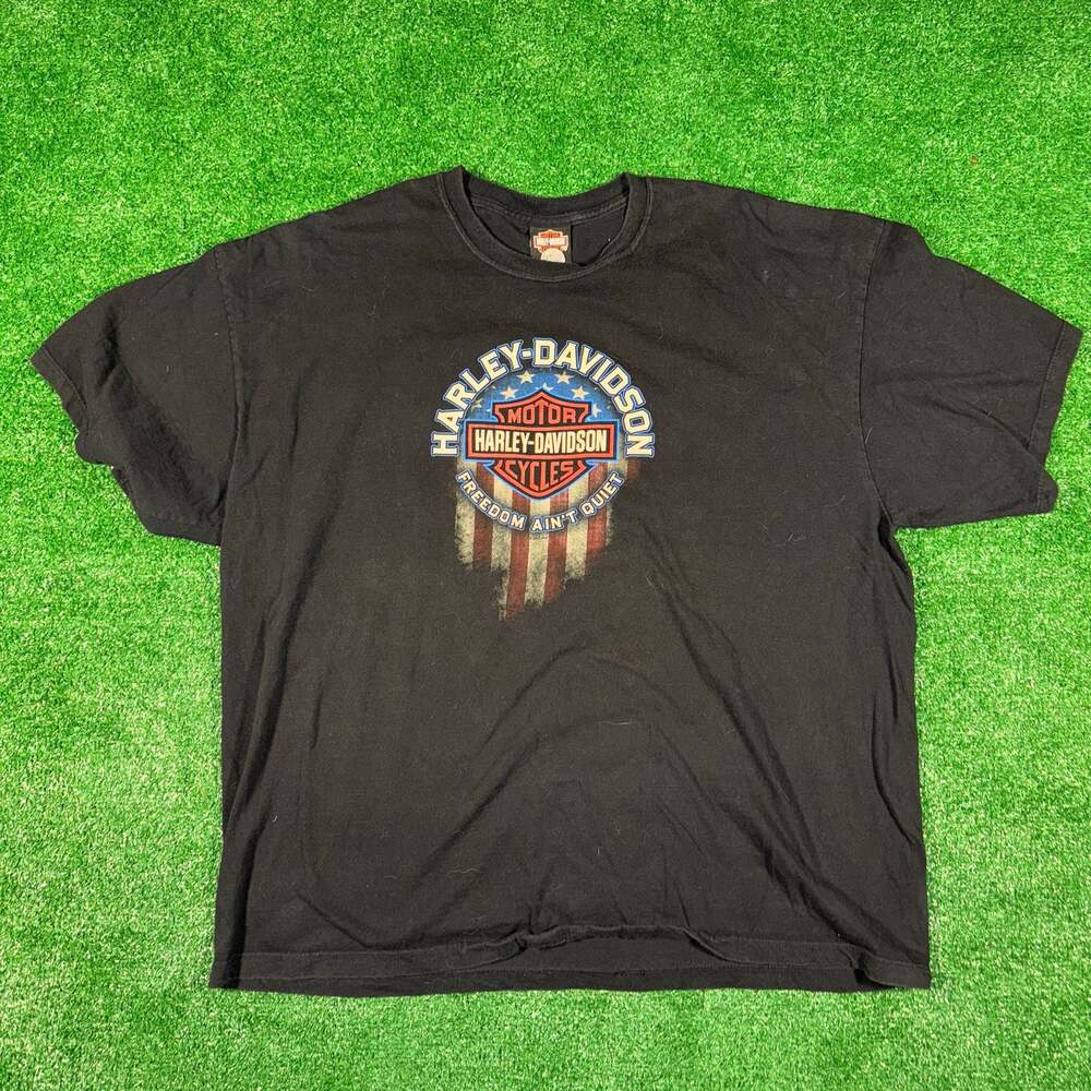 Y2K Harley-Davidson Wind River Lawton, Oklahoma Double-Sided Graphic T-Shirt 3XL
